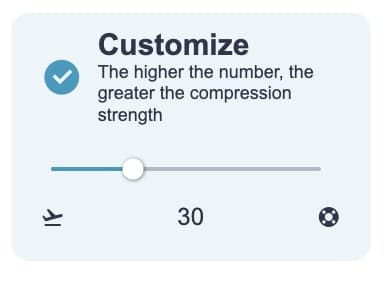Compression Strength of Custom Compressor